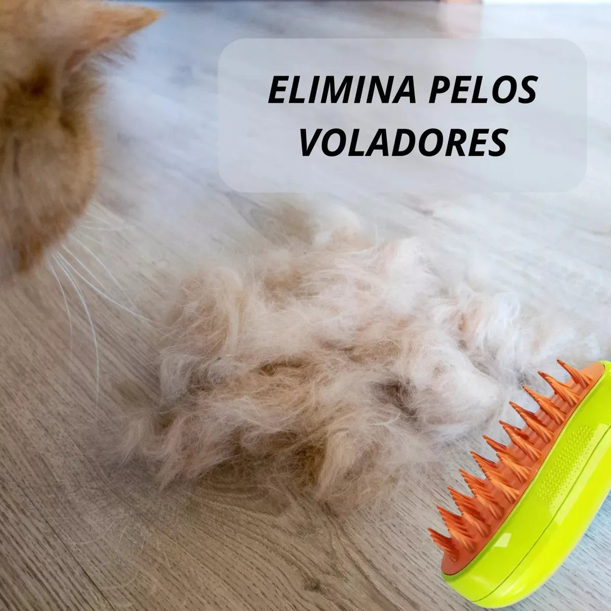 Cepillo a Vapor para Mascotas Pelaje Impecable y Suave