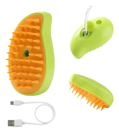 Cepillo a Vapor para Mascotas Pelaje Impecable y Suave