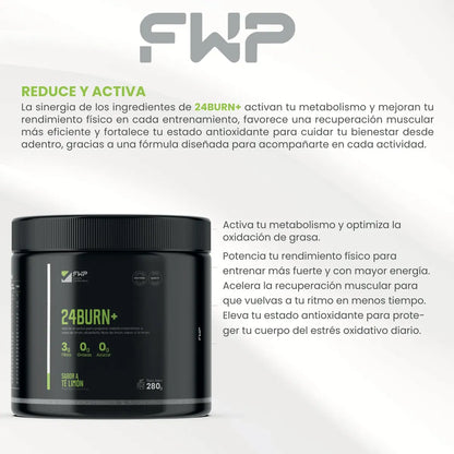FWP
QUEMA GRASA 24BURN+ DE FWP 280GR