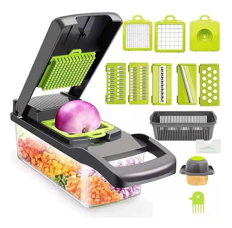 Picador Multifuncional 14 Piezas Chefcut Pro Acero